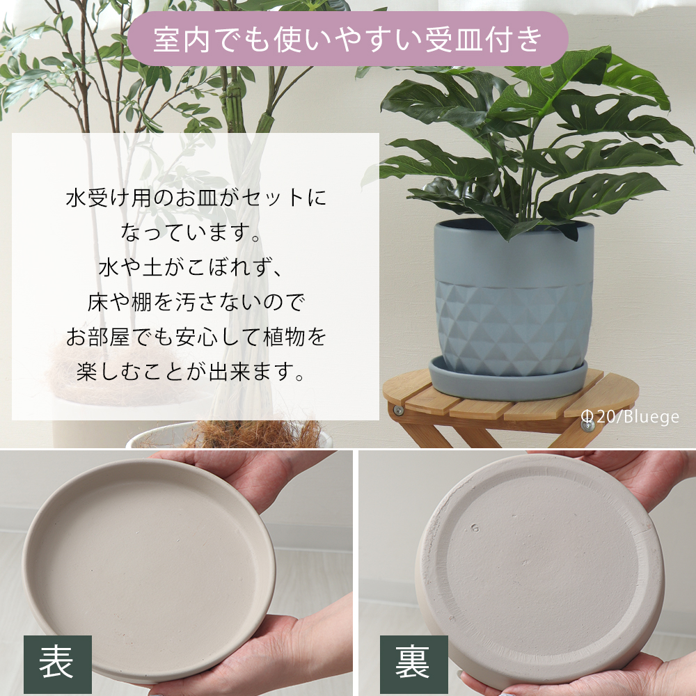 ヤマソロ 植木鉢 フラワーポット 観葉植物 グリーン インテリア