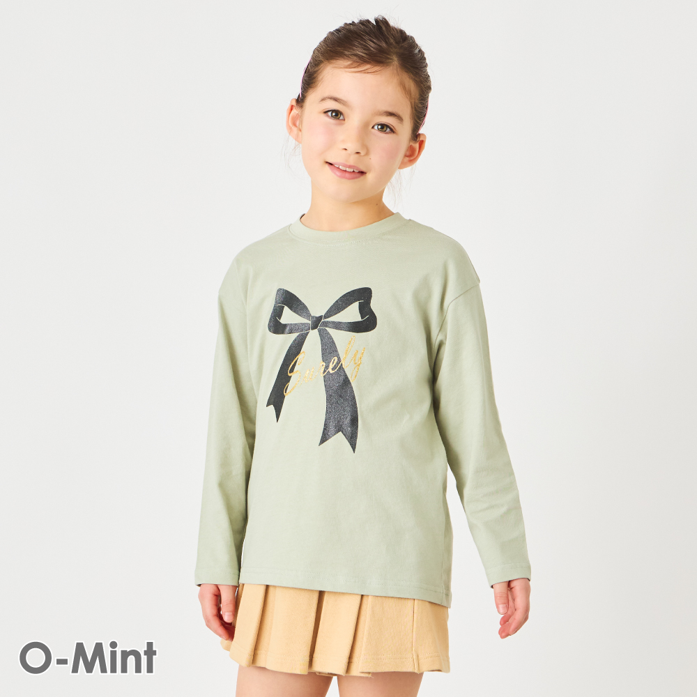 ever closet（エバークローゼット） 子ども服 プリント 長袖 Tシャツ