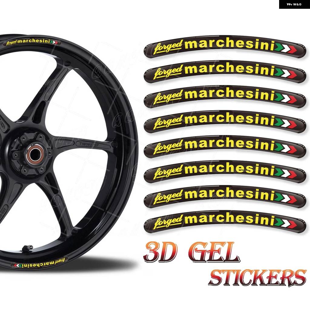 並行輸入品3Dジェル バイク ホイールハブ ステッカー デカール 反射