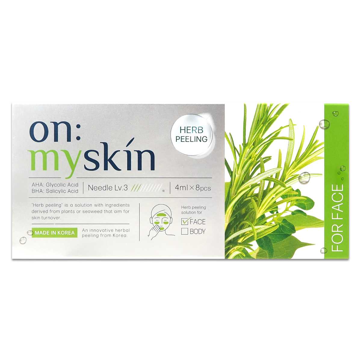 on:myskin オンマイスキン ハーブピーリングソリューション フェイス用