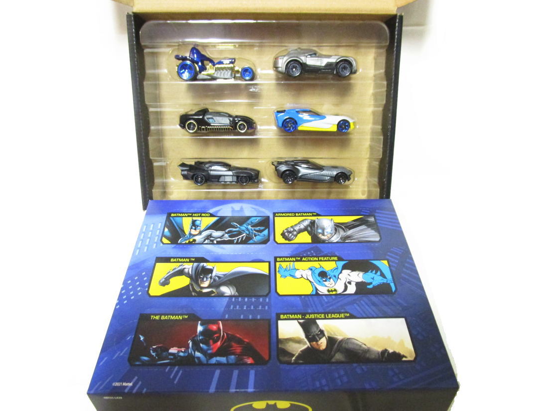 ホットウィール DCコミックス バットマン バットモービル 6点 ボックス