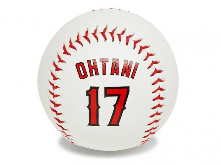 大谷翔平 エンゼルス 野球ボール 背番号17 ベースボール 硬球 Shohei