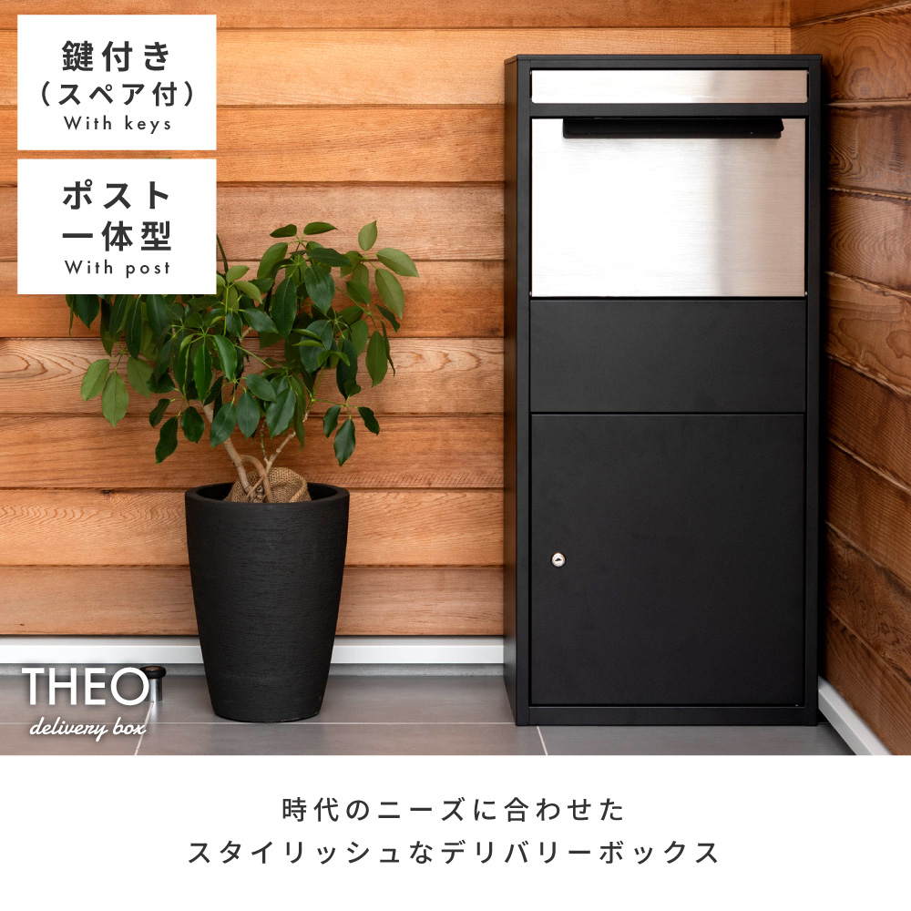 東谷 宅配ボックス 鍵付き ポスト 郵便受け ポスト一体型 戸建て