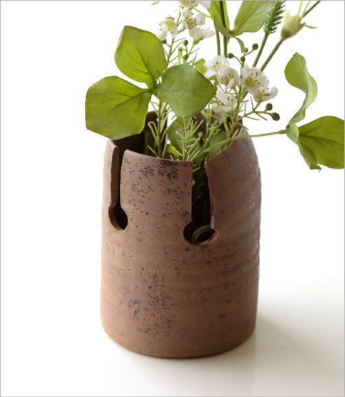 花瓶 花びん 陶器 花器 生け花 和風 モダン おしゃれ 瀬戸焼 焼き物