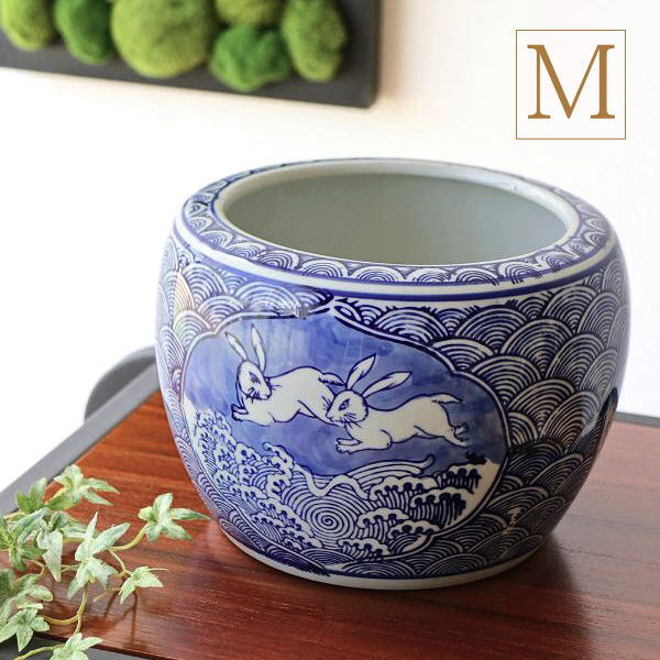 植木鉢 おしゃれ 陶器 火鉢 陶器鉢 メダカ鉢 金魚鉢 和風 観葉植物 鉢