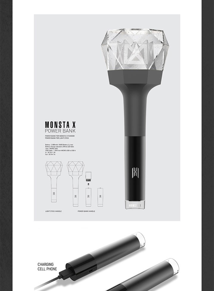 MONSTA X モンスタエックス モンエク POWER BANK パワーバンク 公式