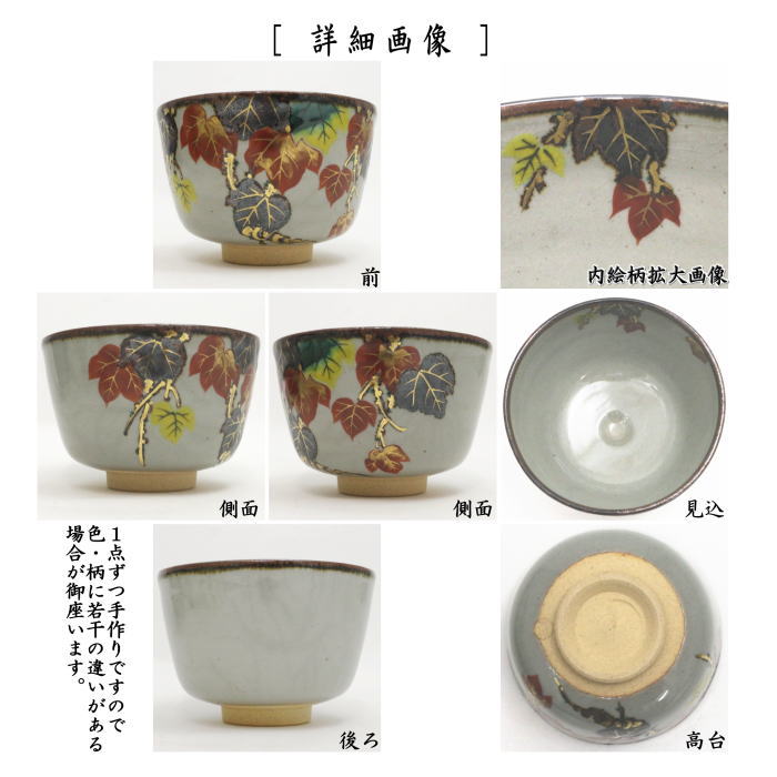 茶道具 抹茶茶碗 乾山写し 蔦 田中方円作 乾山写 乾山 茶道 : 茶道具