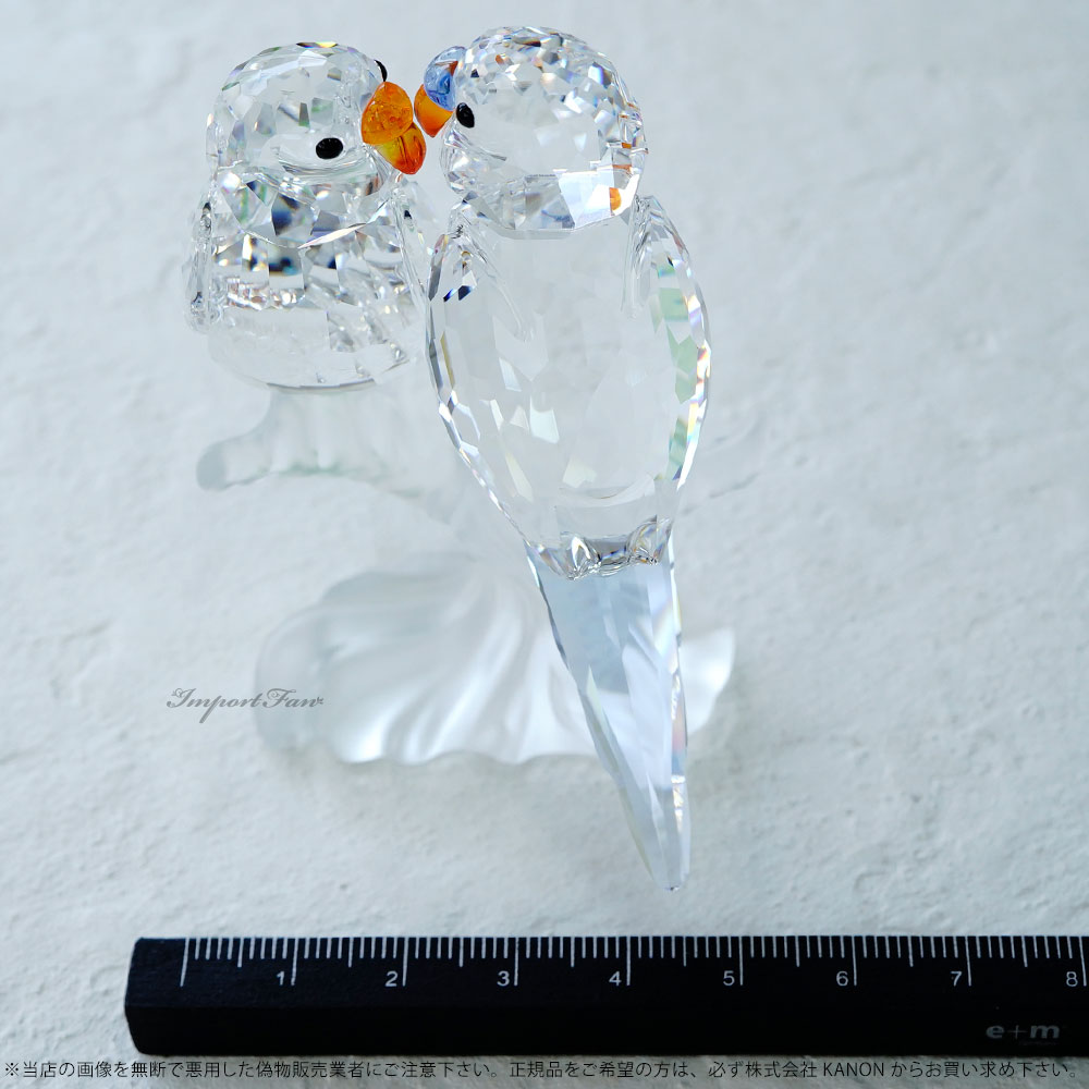 SWAROVSKI（スワロフスキー） セキセイインコ 鳥 680627 ギフト