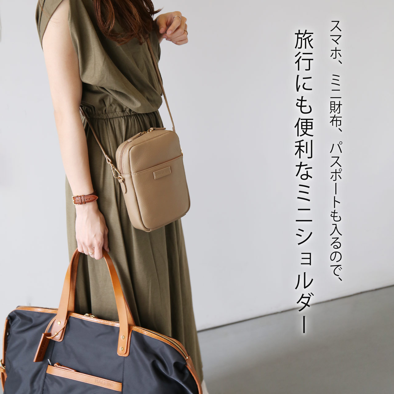 sankyo shokai（三京商会） 本革 バッグ レディース GINA CLAIR ミニ