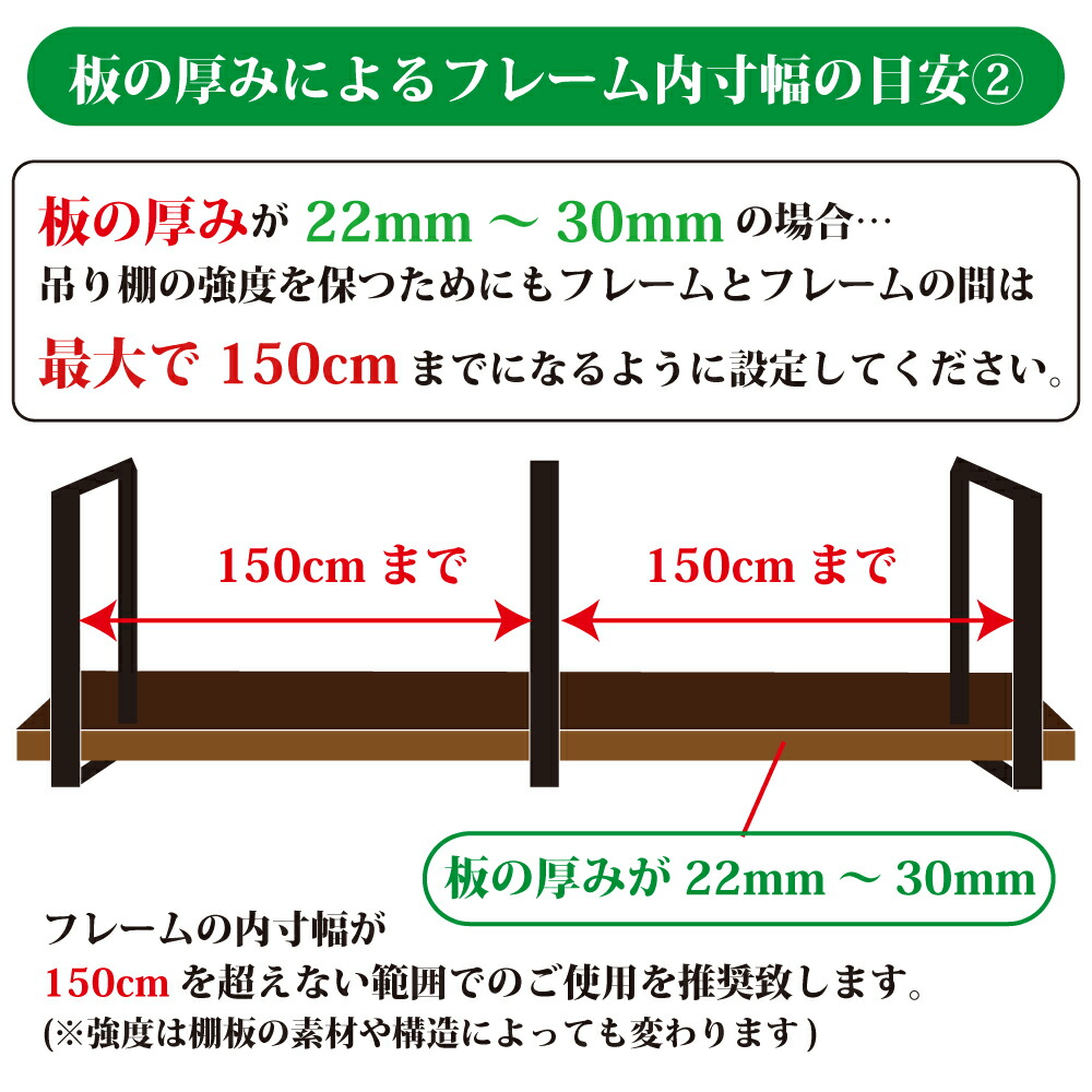 ジャパンアイウェア アイアン 吊り棚 2個セット おしゃれ 吊棚 DIY