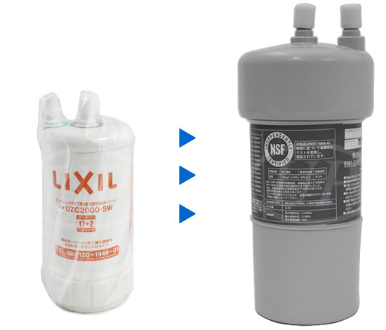 LIXIL（リクシル） 【2年交換】INAX (イナックス) (リクシル)浄水器