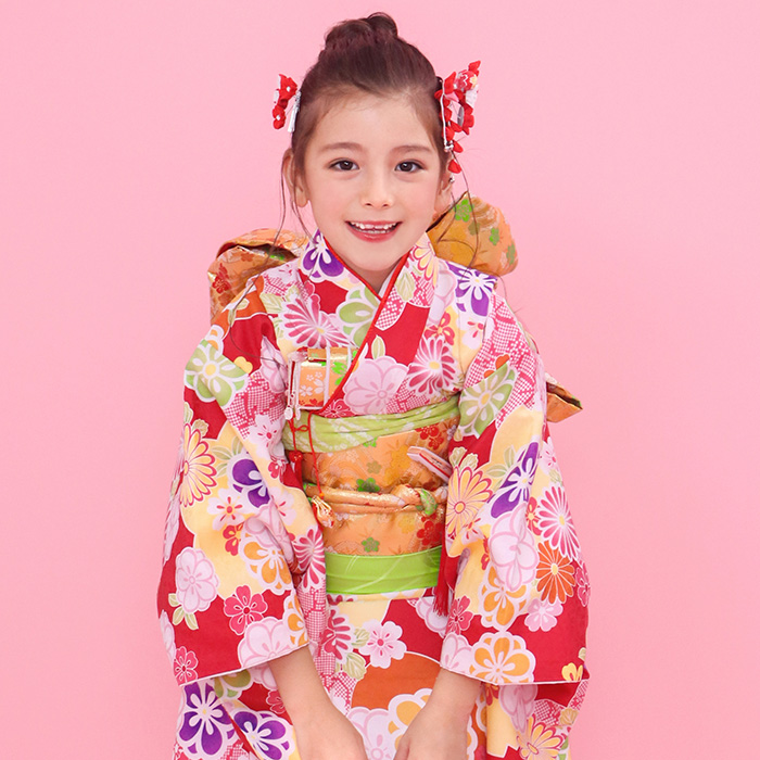 KYOETSU（京越） 四つ身着物15点セット 七五三 着物 7歳 販売 【豪華15