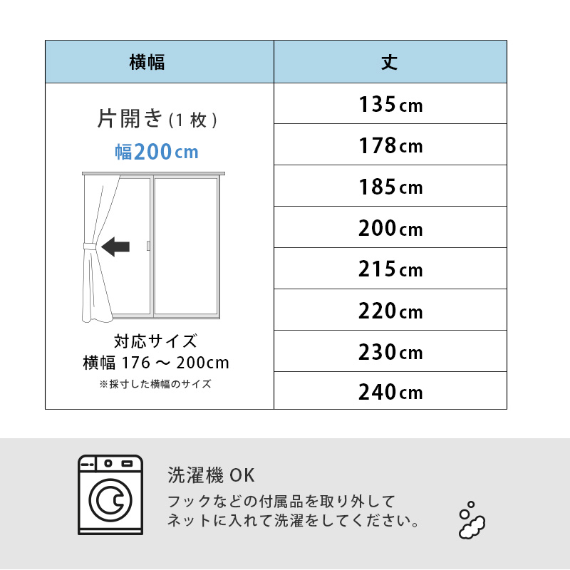 ユニベール（UNIVERS） 2級遮光カーテン ドレープカーテン 幅150cm(1枚