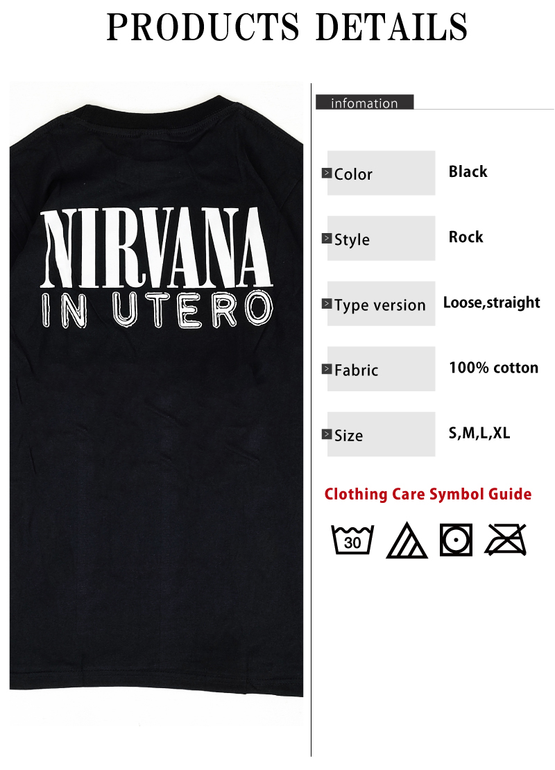 ニルヴァーナ Nirvana ニルバーナ Tシャツ 半袖 ロックTシャツ メンズ