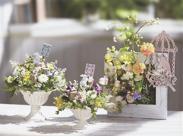 フラワーベース 花器 おしゃれ 人気 ホワイト 白 グレー 灰 ブリキ