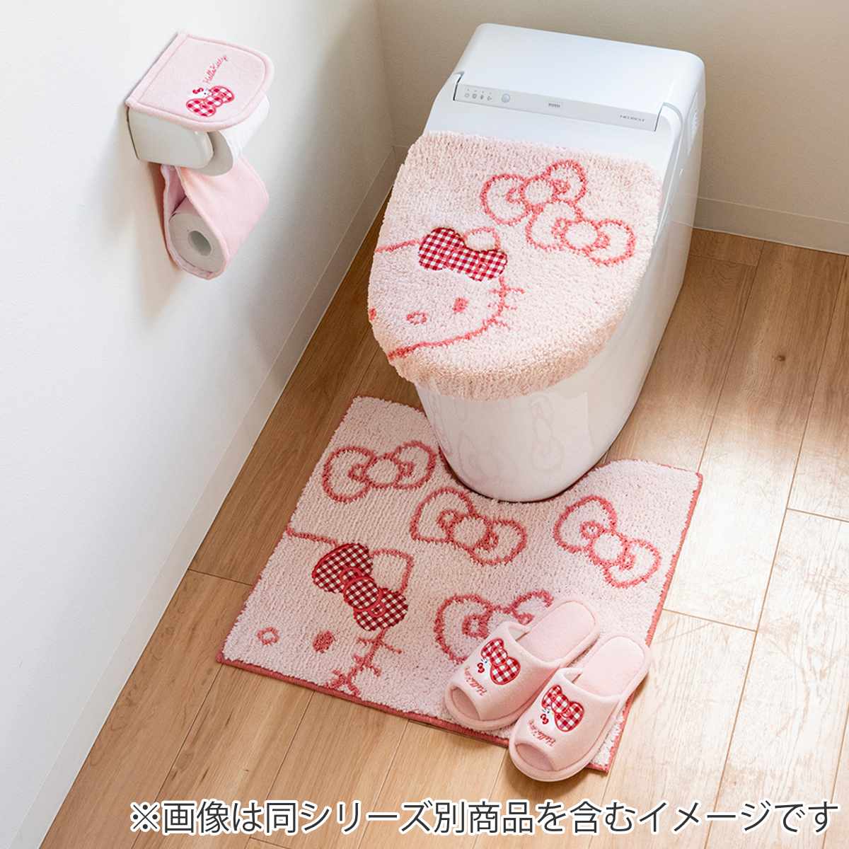 オカ トイレマット サンリオキャラクターズ シュシュ キティ クロミ 約