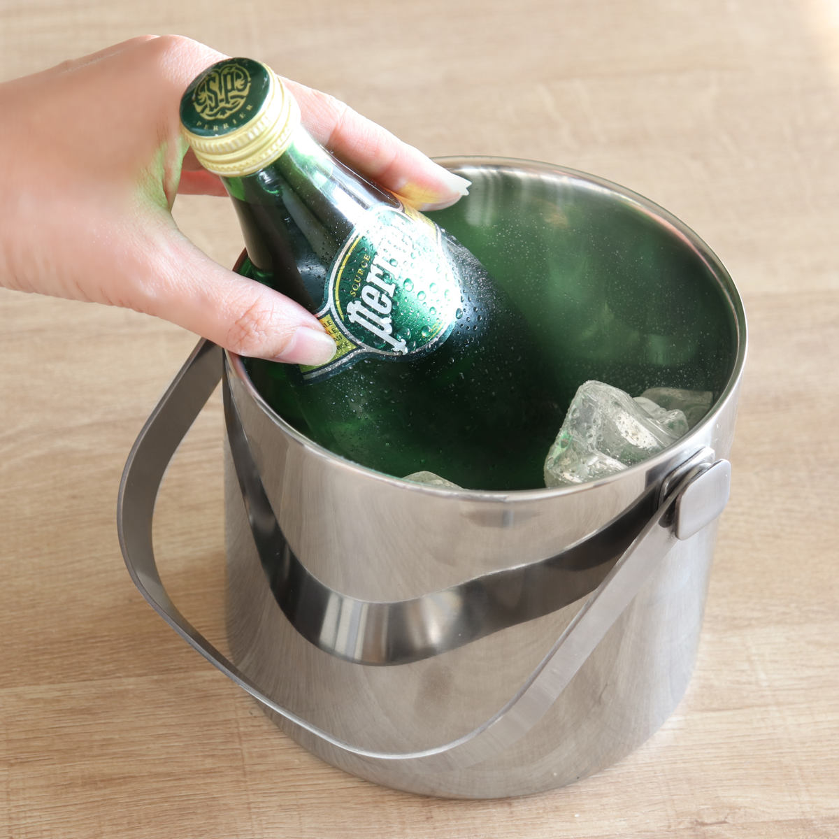 パール金属 アイスペール 1.5L IENOMI ステンレス 二重構造 （ 氷