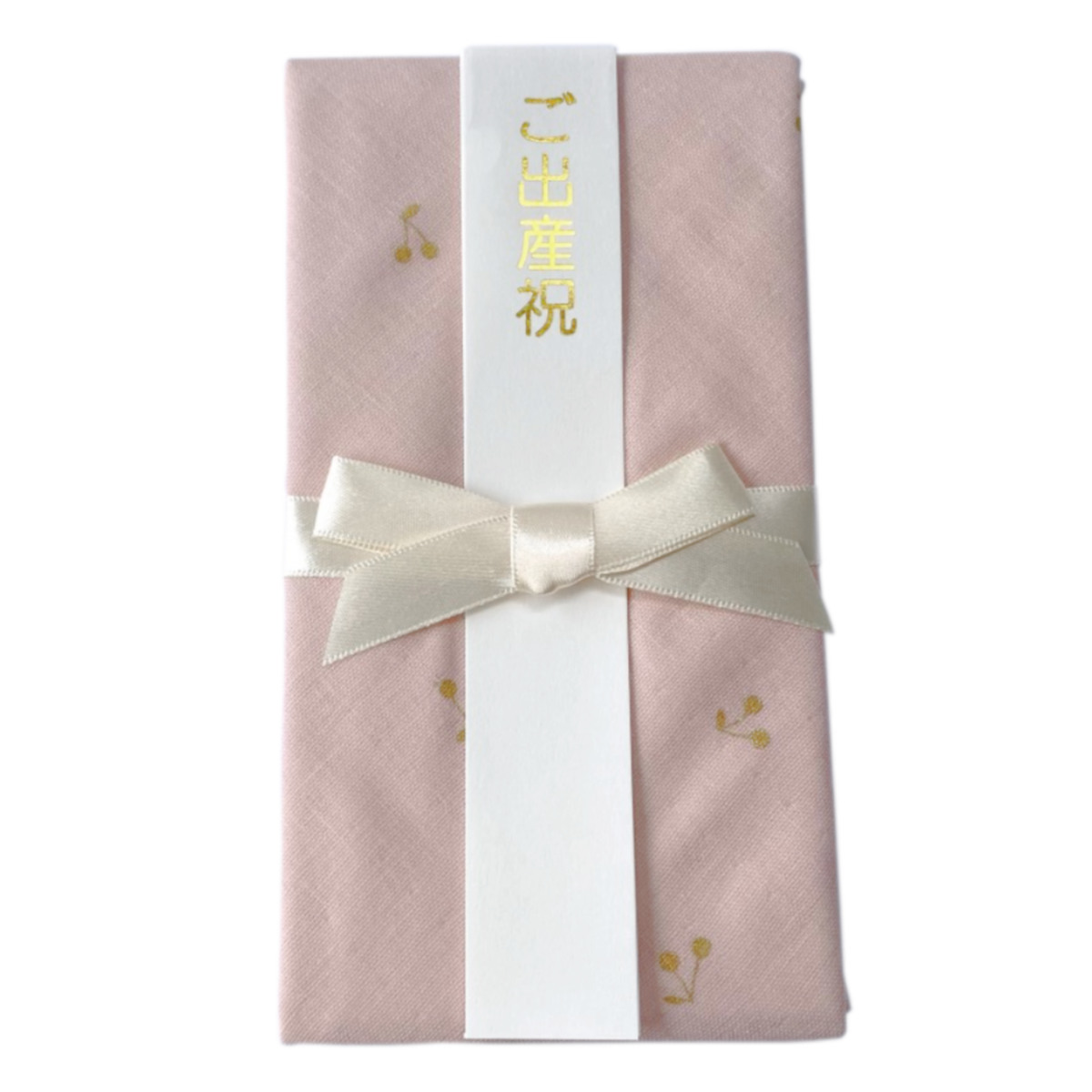ご祝儀袋 Lien de famille ラメチェリー柄 スタイ 出産祝い （ 御祝儀