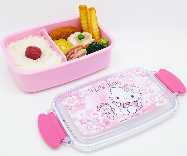 OSK（オーエスケー） お弁当箱 1段 ハローキティ サクラ 500ml 仕切り