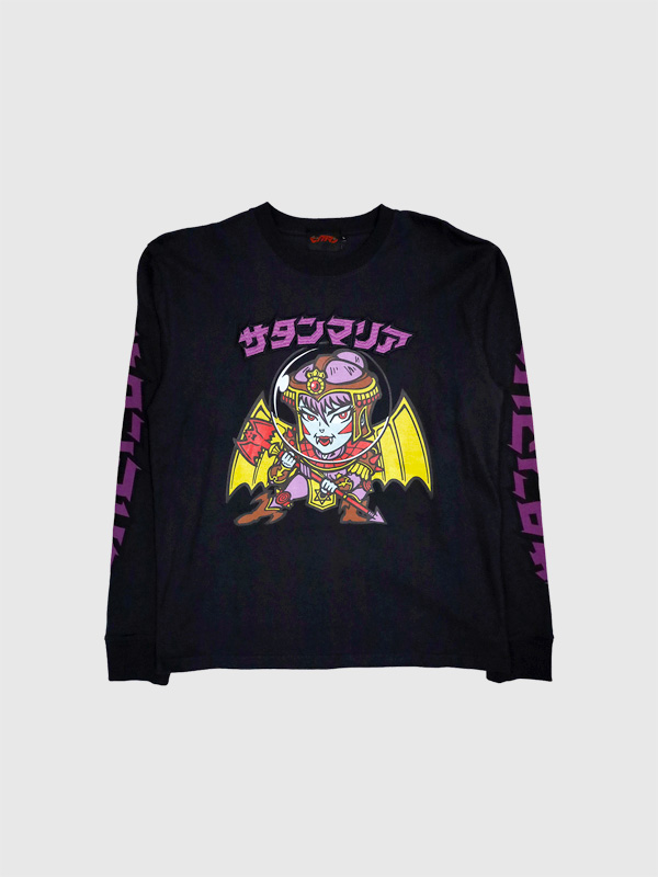 ビックリマン Tシャツ 長袖 メンズ レディース サタンマリア