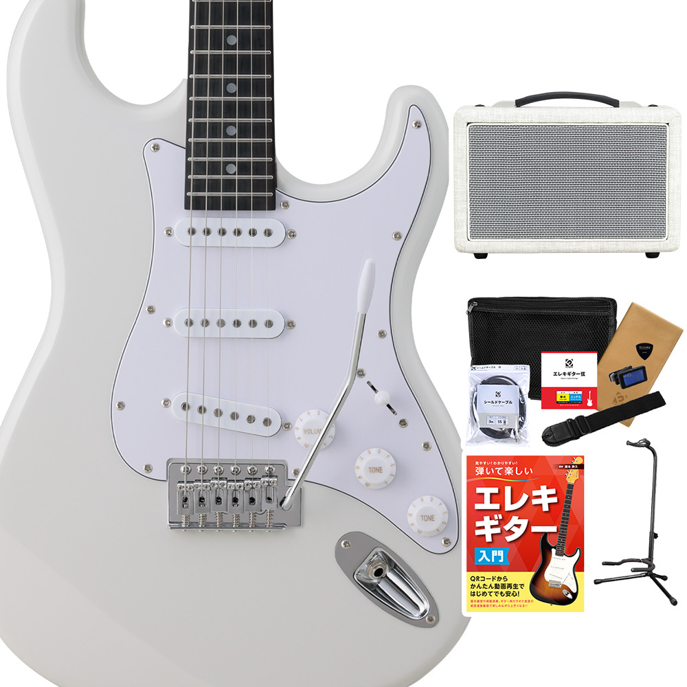 BUSKER'S バスカーズ BST-Standard エレキギター初心者12点セット