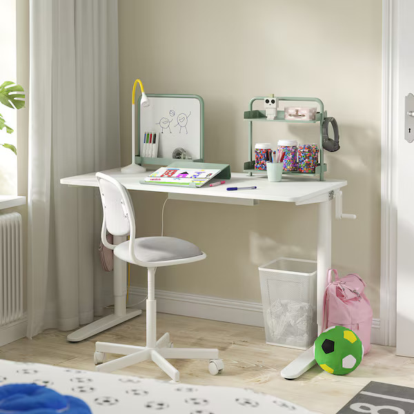 イケア（IKEA） MICKE/ミッケ コーナーワークステーション100x142 cm