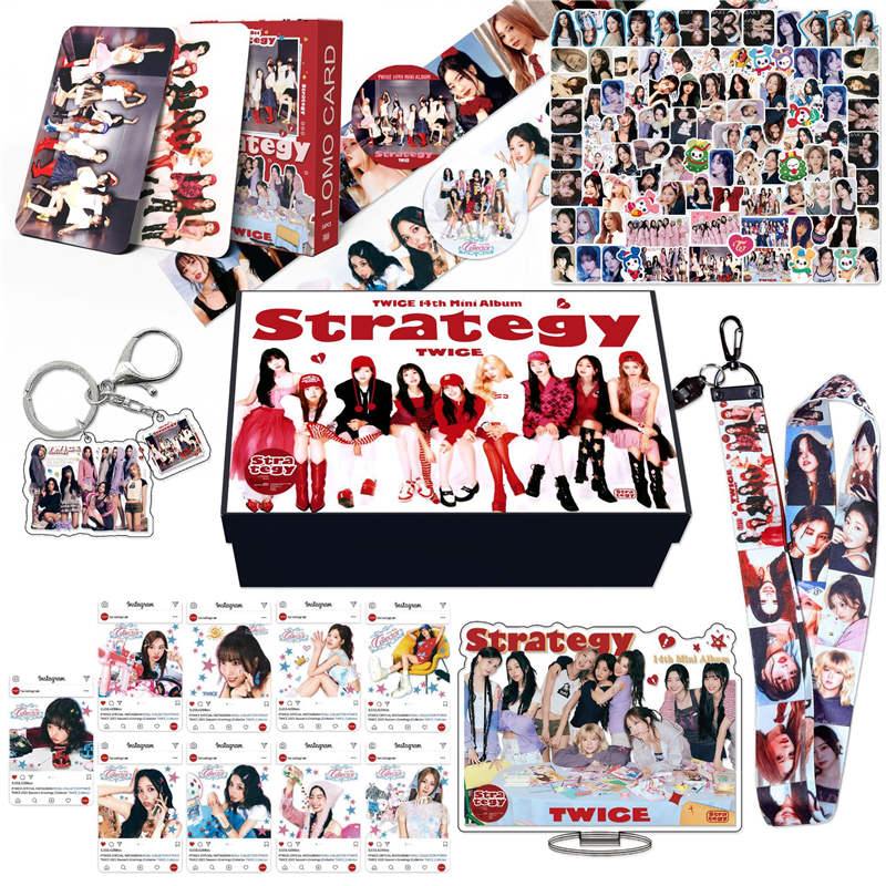 TWICEグッズ ギフトボックス フォトカード トゥワイス テープ セット