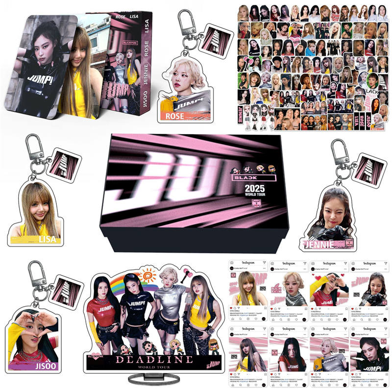 BLACKPINKグッズ ギフトボックス フォトカード JUMP トレカセット 写真
