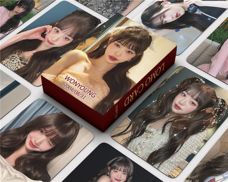 WonYoungグッズ フォト カード 55枚 セット トレカ IVE ウォニョン