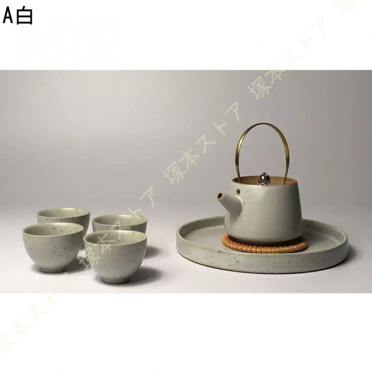 茶器 セット 急須セット お茶セット 和風 湯呑み 茶道具 磁器 茶托付き