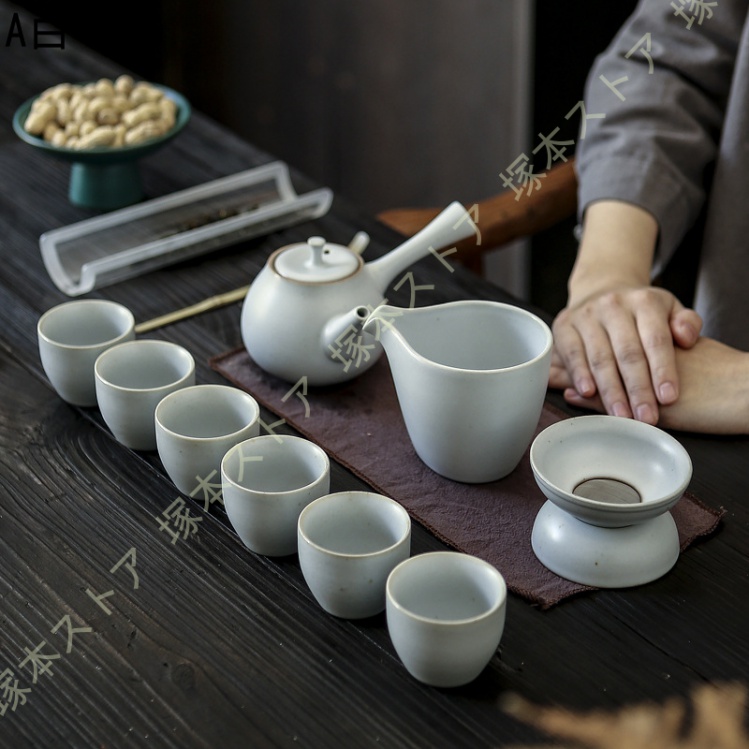 茶器揃 急須1 湯呑6 茶器セット 湯呑 モダン おしゃれ 注ぎやすい 織部