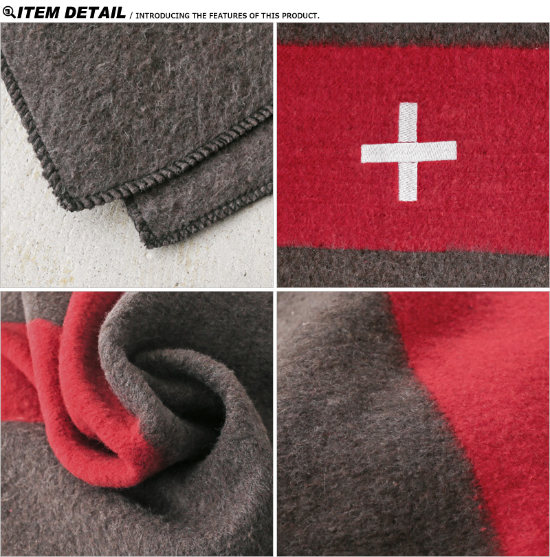 MILITARY（ミリタリー） 新品 スイス軍 ウールブランケット 毛布