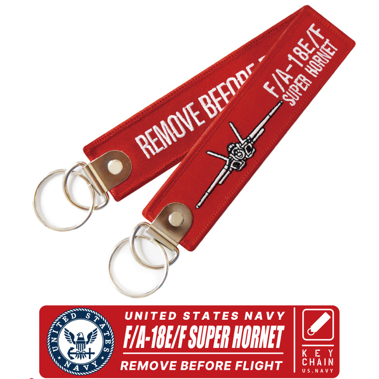 アメリカ海軍 FA-18 スーパーホーネット タグ キーホルダー RBF F-18