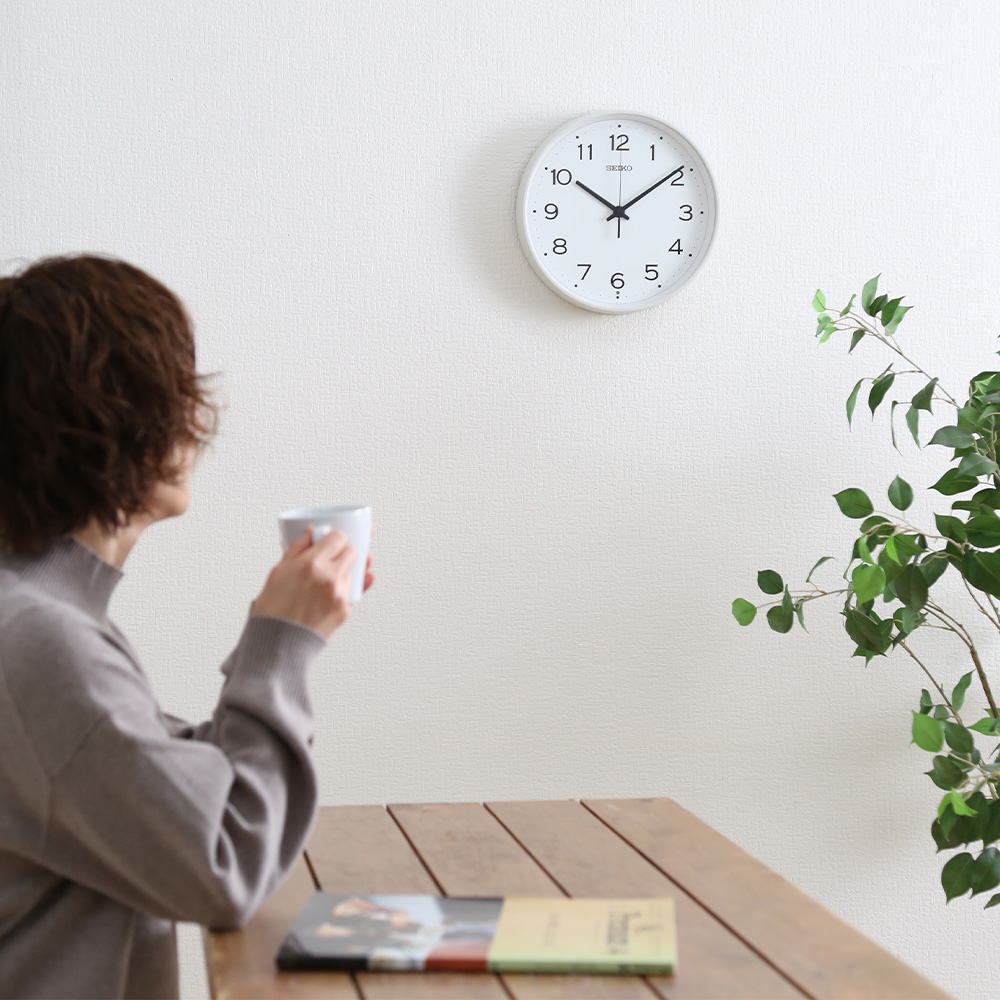 掛け時計 掛時計 壁掛時計 壁掛け時計 電波時計シンプル SEIKO