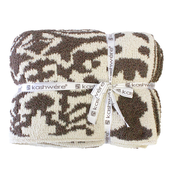 Kashwere（カシウエア） 並行輸入品 DAMASK BLANKET ダマスカス
