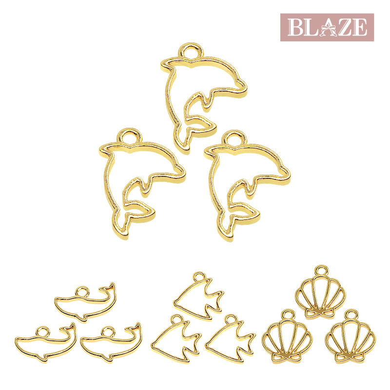 BLAZE 3個入り 空枠 海の生き物 ハンドメイド クラフト 手芸 手作り