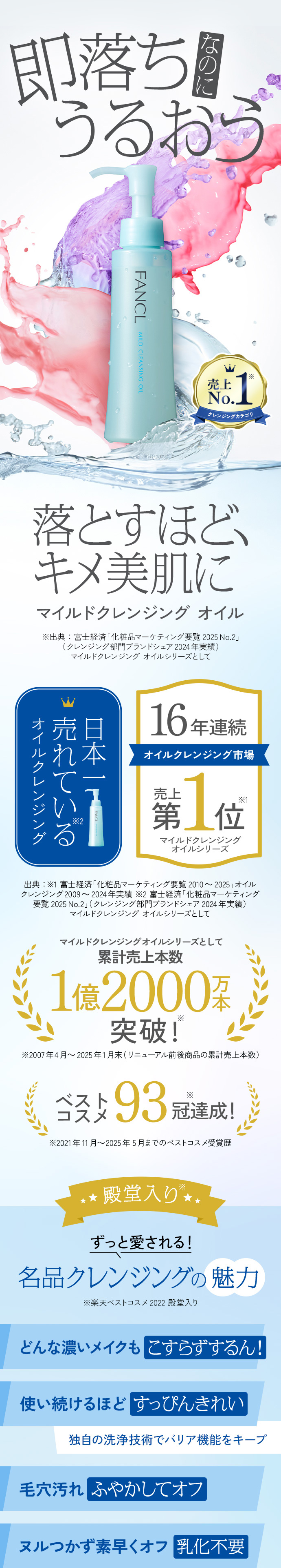 FANCL（ファンケル） マイルドクレンジング オイル 10包 クレンジング