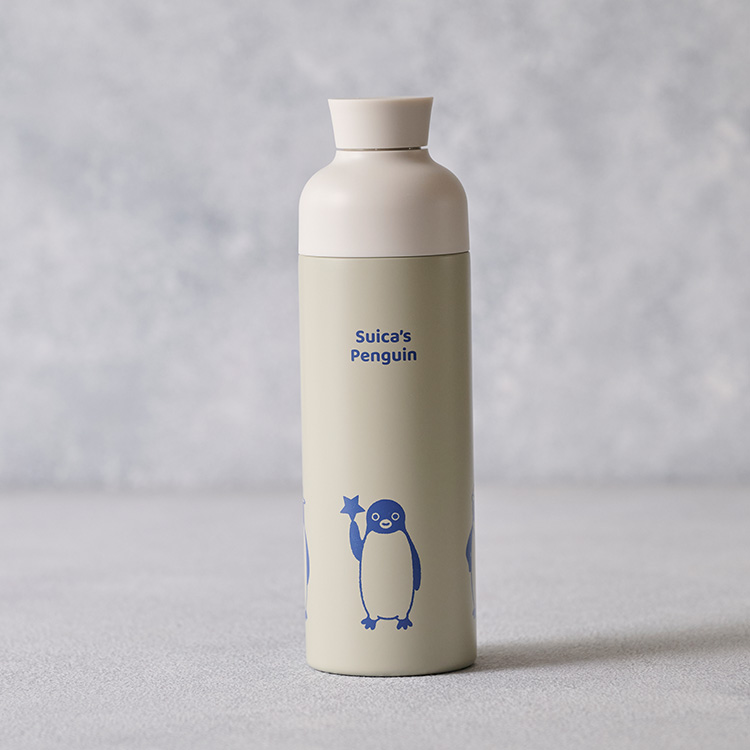 Suicaのペンギン スリムボトル（グレー×紺）:TRAINIART JRE MALL店通販