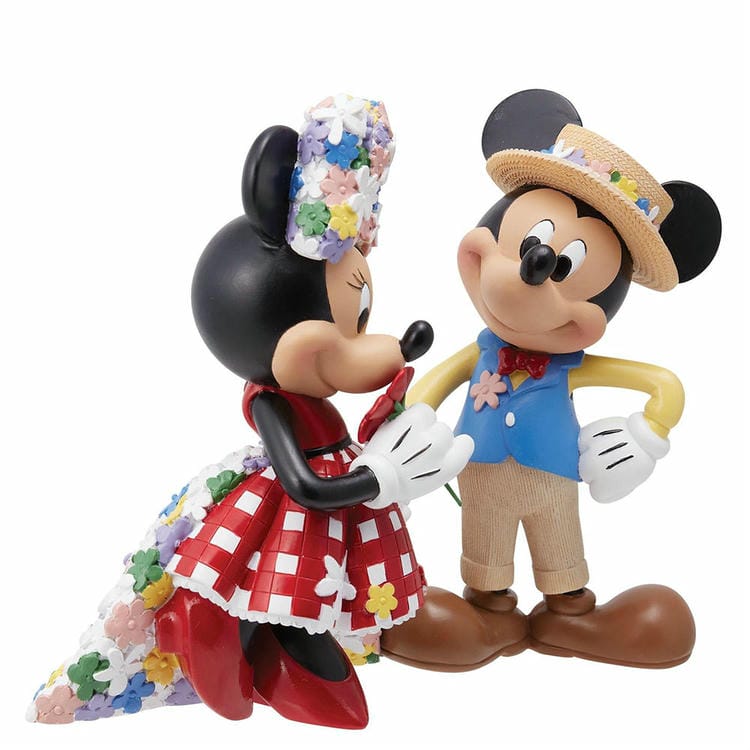 enesco エネスコ Disney Showcase ミッキー＆ミニー ボタニカル