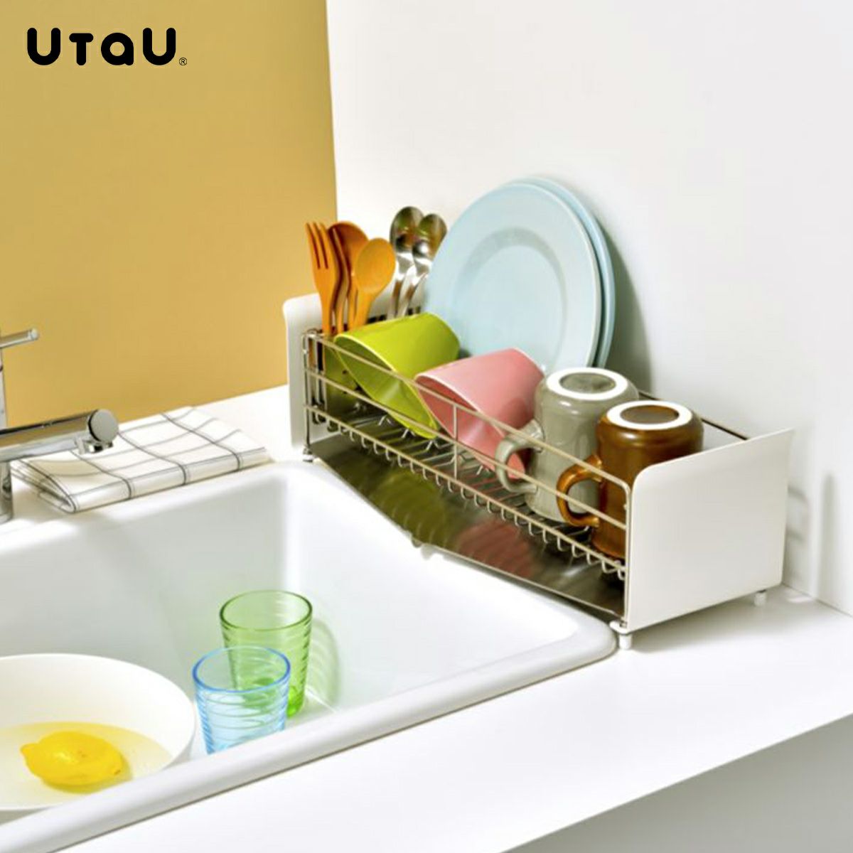 ウタウ UtaU カウンタードロワー ピュワホワイト《公式》キッチン用品