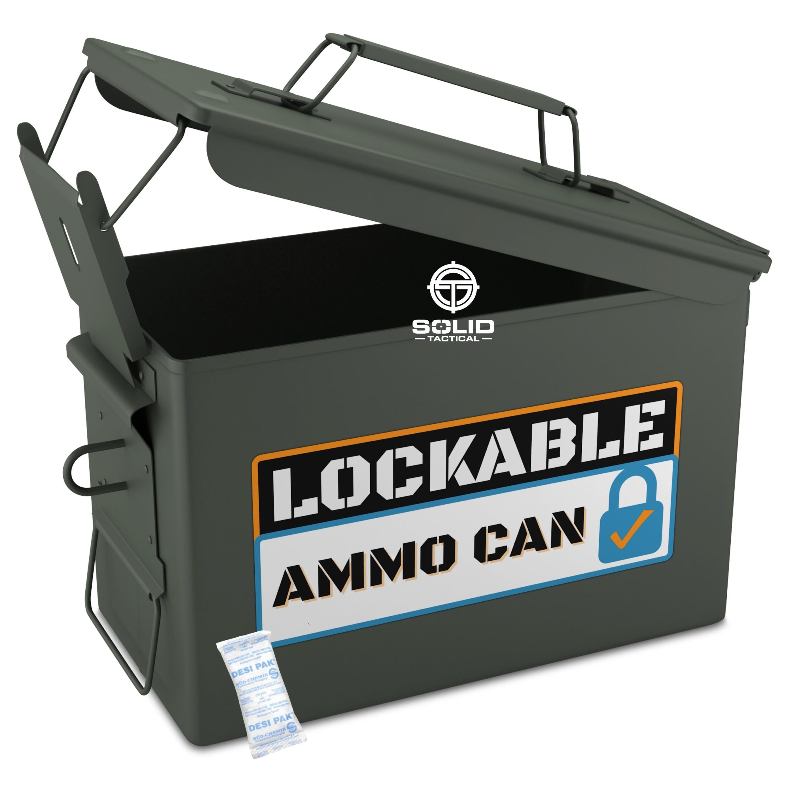 50 Cal OD Green with Welded Lock Kit – Solid Tactical Outdoor