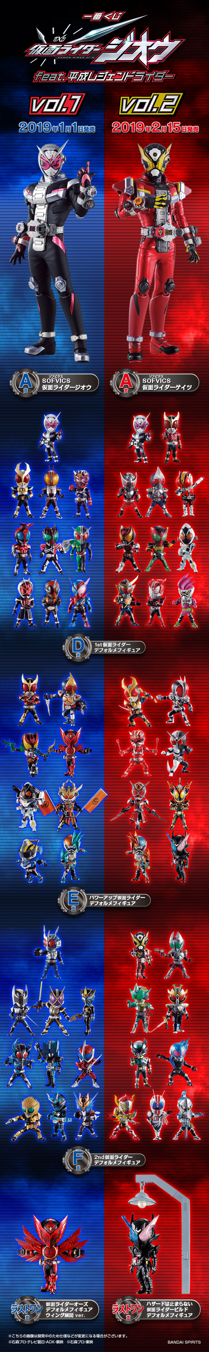 一番くじ 仮面ライダージオウ feat.平成レジェンドライダー vol.1｜一