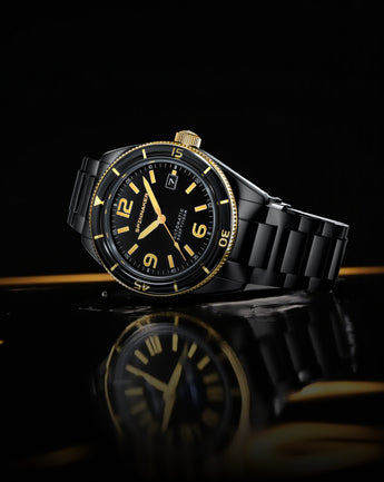 Golden Eclipse | Fleuss Automatic – Spinnaker Watches