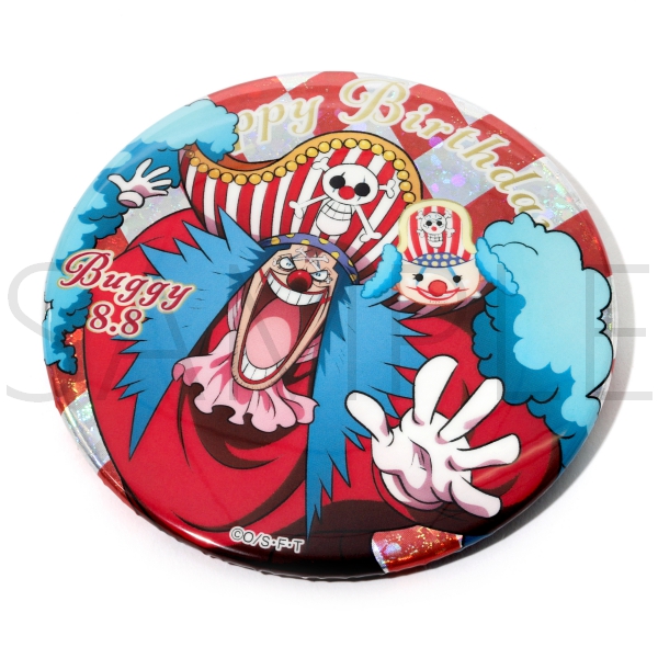 ワンピース】ワンピース バースデーホログラム缶バッジ[8.8 バギー