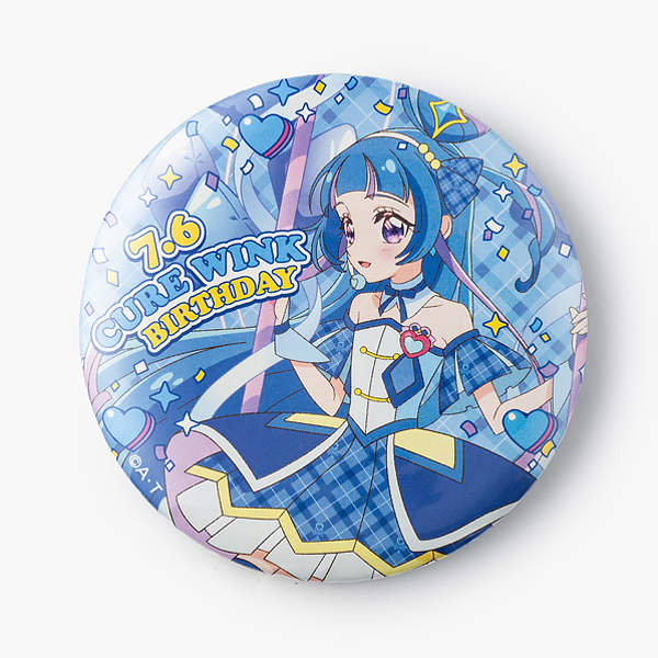 キミとアイドルプリキュア♪】バースデー缶バッジ/キュアウインク