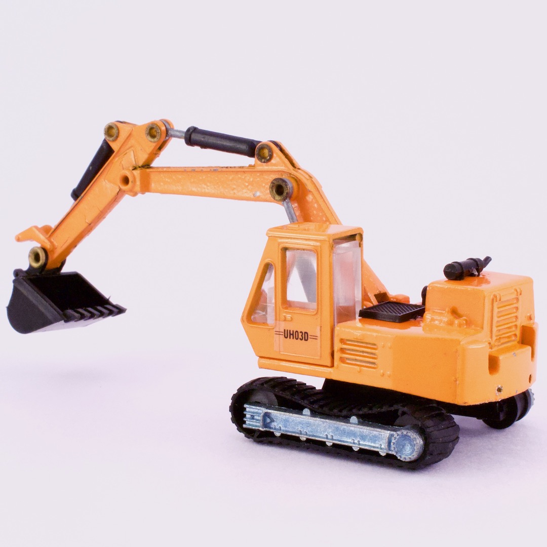 ☆ミニカー 永大 グリップ ゼッケン GRIP ZECHIN 21 日立UHO3D 油圧