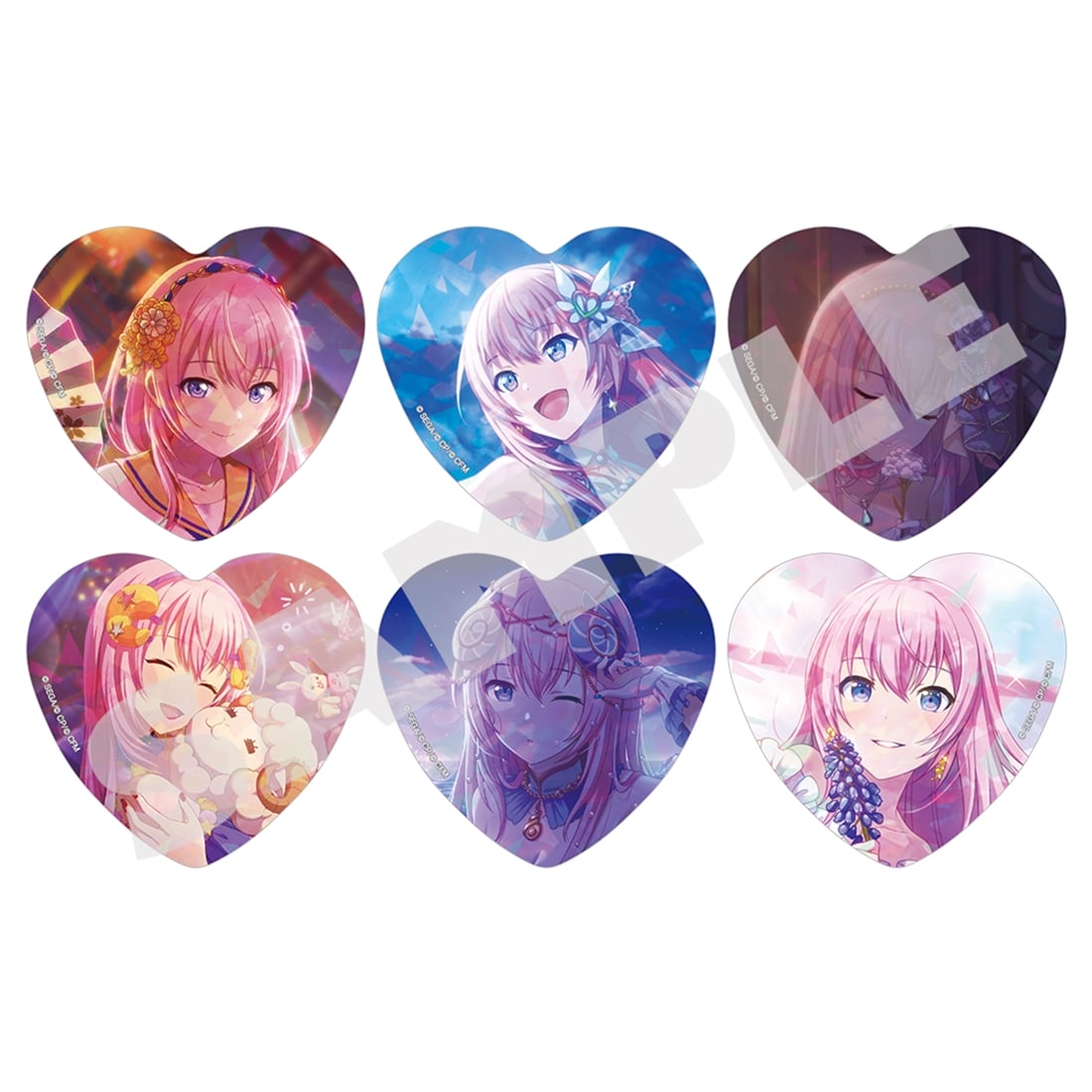 プロセカ』H/Art Collection 缶バッジ vol.1 【単品】巡音ルカ（全6種