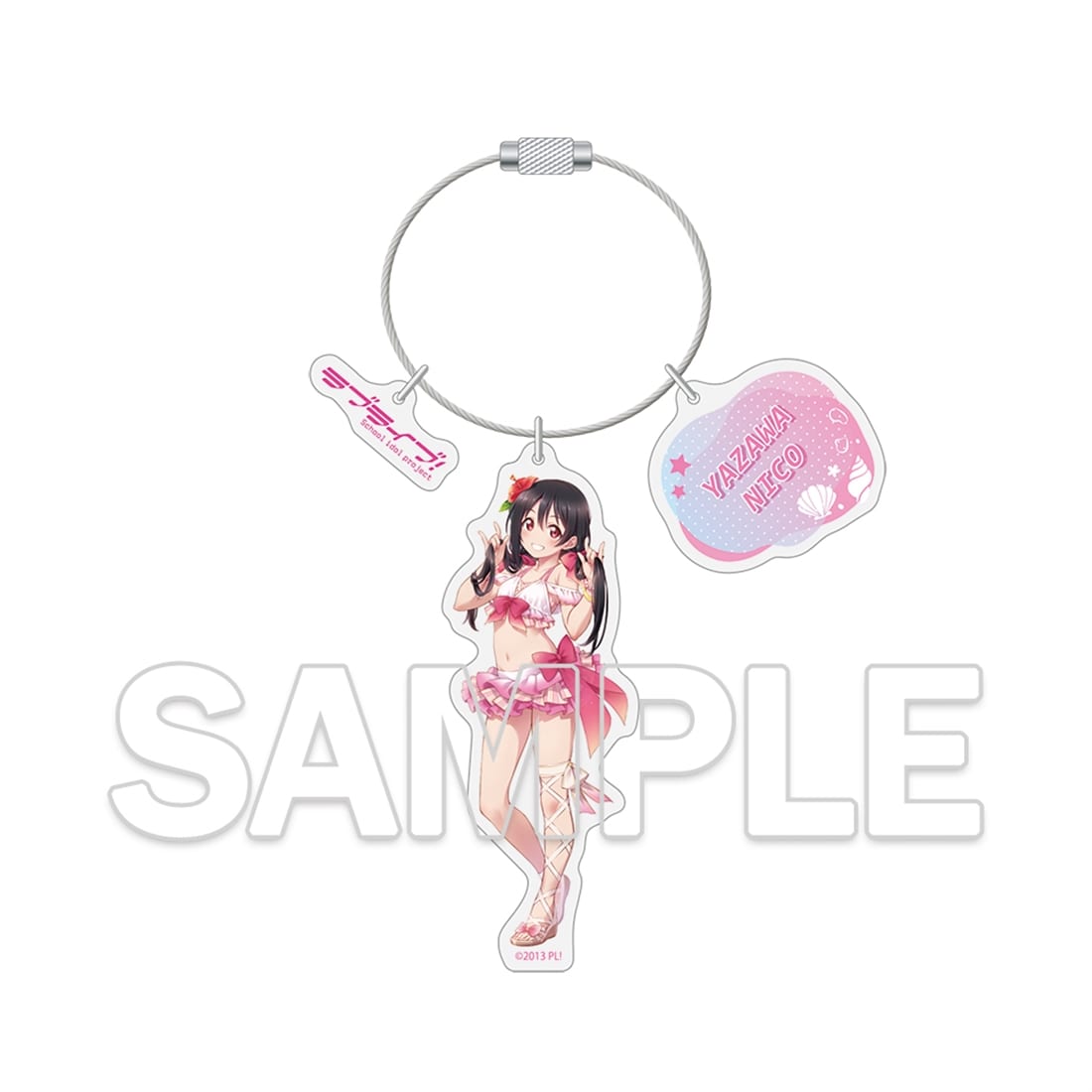 二次受注】ラブライブ！シリーズ ワイヤーアクリルキーホルダー 矢澤に