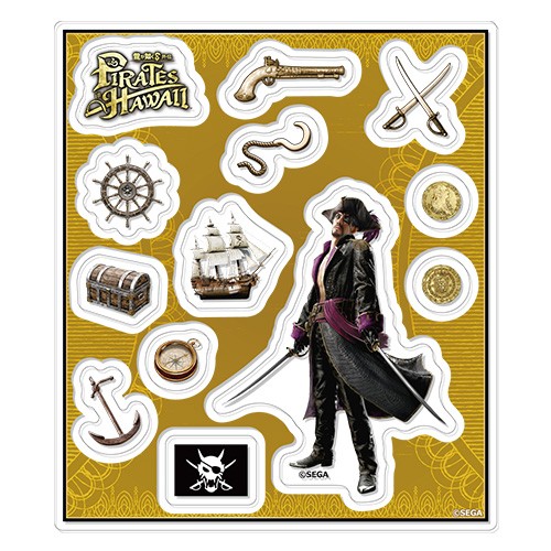 龍が如く』アクリルフレークパーツ『8外伝』真島吾朗 パイレーツver