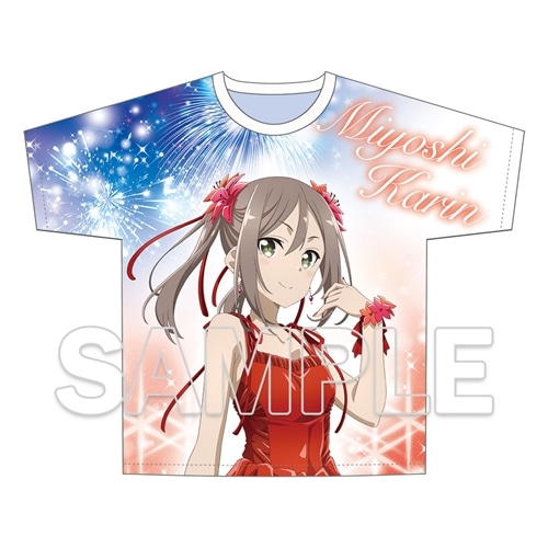 結城友奈は勇者である」10周年記念 フルグラフィックTシャツ 三好夏凜